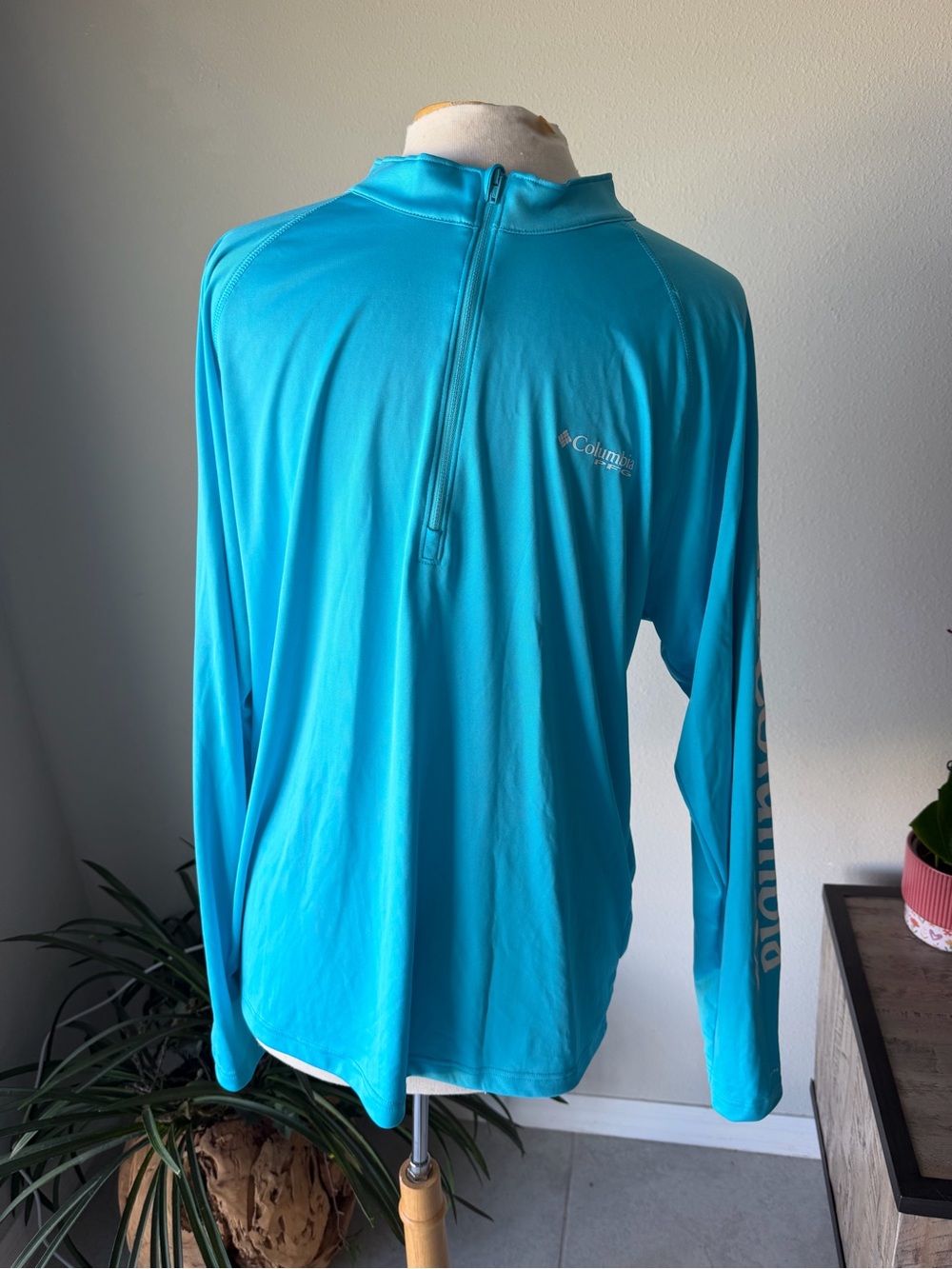 Columbia Performance Jacket Teal Blue L/G